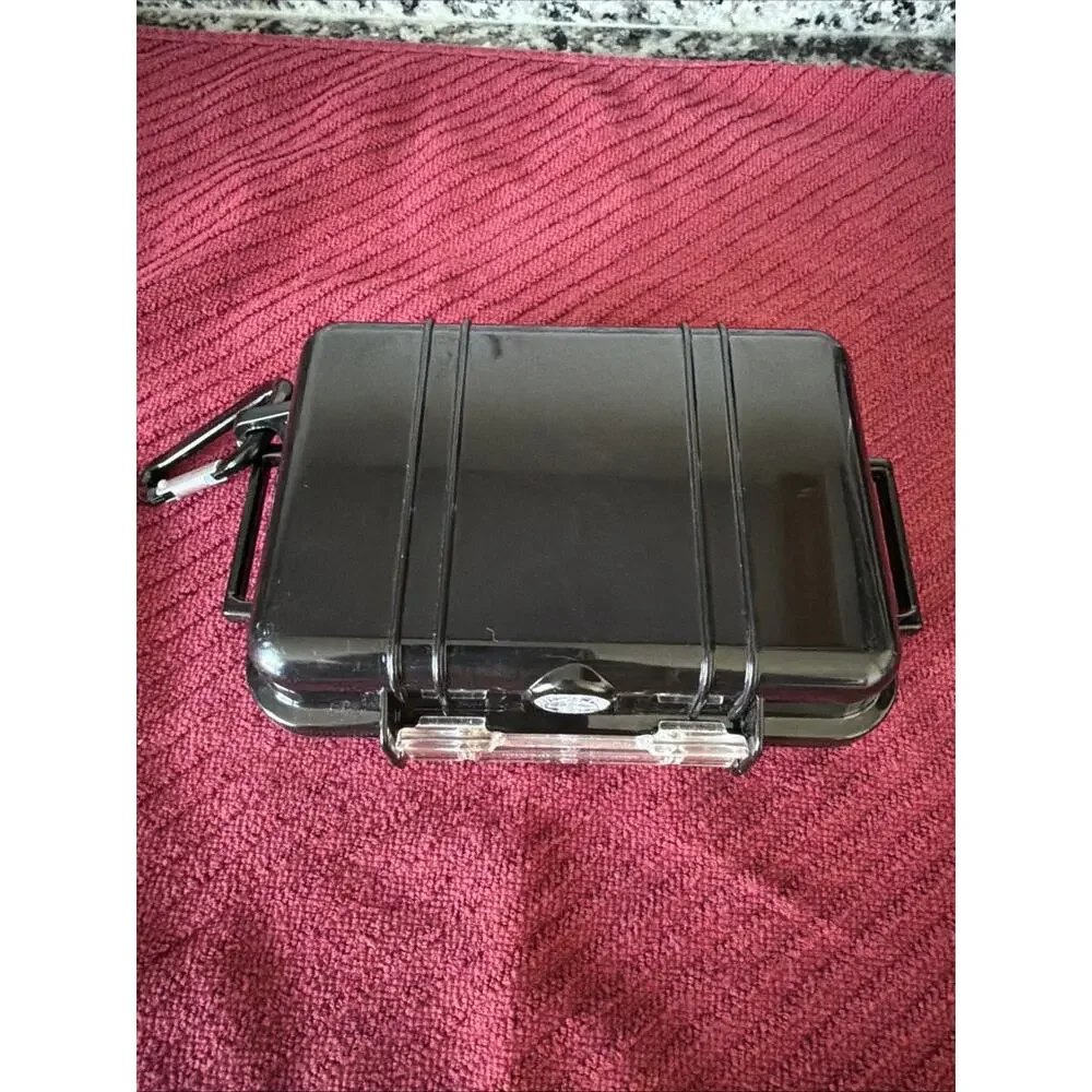 Pelican 1020 Watertight Hard Micro Case with Rubber Liner - Black USA Made